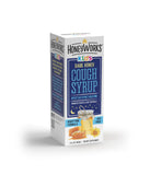 HoneyWorks Cough Syrup for Kids with Organic Honey, 4 Oz, Helps Soothe Cough & Throat Irritation with Dark Honey, Ivy Leaf Extra