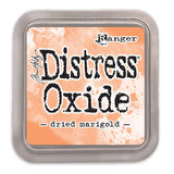 Vaessen Creative Ranger Festive Berriesa 2x2 Raised, WaterReactive Dye Ink Tim Holtz Distress Oxide Pad Dried Marigold, ys/m,