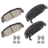 ECCPP D906-7896 D995-7895 Front & Rear Semi Metallic Disc Brake Pad Set Fit For Toyota Sienna 2004-2010