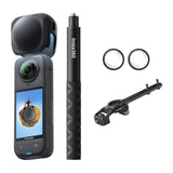 Insta360 X4 Road Cycling Bundle (Integrated) - Waterproof 8K 360 Action Camera, 4K Wide-Angle Video, Invisible Selfie Stick Effe