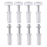 8 Pcs Bi-Fold Door Top Roller Guide Wheel and Top Pivot, Spring Loaded Bifold Closet Door Pivot Pin Folding Closet Repair Kit fo