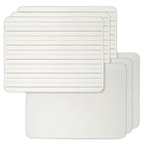 Dry Erase Board, 2-Sided Lined/Plain, 9 x 12, Pack of 6