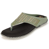 Ortho Joy Doctor Slipper For Women || Orthopedic Fashionable Stylish Women'S Slipper,Light Green,3,B0BYK81H4K