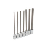 Urrea 49907L 3/8Inch Bits Hex Standard Long Socket Set