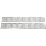 ICY-COOLS (2 Pack) Cooling Bandana with Reusable Ice Pack Inserts for Neoprene Insulated Cold Pack Scarf with Terry Cloth for Ne