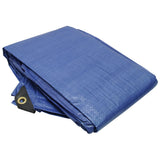 Roadpro Rptp-1012 Polyethylene Tarp With Reinforced Corners Multi-Use Canvas Cargo Cover 4-Mil 10 Feet X 12 Feet Rain Tarp Blue
