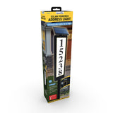Sensor Brite Solar Powered Address Light, 360-Degree LED House Number Sign, Automatic & Adjustable Solar Address Sign, Includes