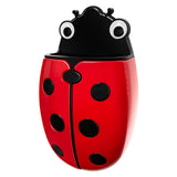 FVALIRD 1Pcs Cute Red Ladybug Magnetic Pen Holder and White Board Duster