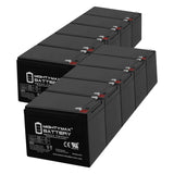 Mighty Max Battery Mighty Max Battery ML12-12 - 12 VOLT 12 AH SLA Battery F2 Terminal - Pack Of 10