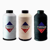 Sissewpro Tex70 Bonded Nylon Thread 69 Upholstery Thread Heavy Duty Threads for Sewing Machine Strong Black Threads for Leather,