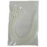 EzySup 36 Inch Extra Long Zip Ties Heavy Duty For Outdoor Use,175 Pounds Tensile Strength,12 Pieces,White