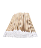 6-Inch Wooden Sterile Cotton Swabs - Individually Wrapped for Home Health & Beauty Care - Ideal for Ear Cleaning, Makeup, Jewelr