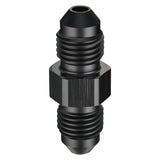 EVIL ENERGY 3AN Male to Male Flare Coupler Union Straight Fuel Hose Adapter Fitting Black 2PCS