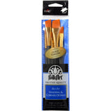 Plaid Angle Brush Set, 44277 (5Piece), Blue, large