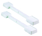 Shepherd Hardware 9848 Plastic Adjustable Appliance Rollers, 2Pack,White