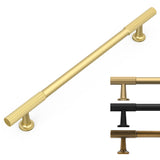 9BUILD 10 Pack 7.5 Inch Brushed Gold Cabinet Pulls Kitchen Cabinet Handles Gold Cabinets Hardware Kitchen Drawer Pulls