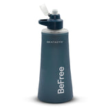 Katadyn BeFree AC 1.0L Slate Blue - Ultralight Water Filter for Outdoor, Camping & Adventure, with Activated Carbon Filter & EZ-