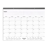 Staples 2026 Year 21.75 x 17 Monthly Desk Pad Calendar, Gray (ST59701-26)