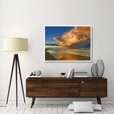 Sunset On The Ocean, New South Wales, Australia-Paper Art-50,,X38,,