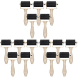 Ciieeo 15 Pcs Printmaking Brayer Rubber Brayer Roller Paint Brush Ink Applicator Art Craft Oil Painting Tool for Printmaking Sta