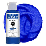 DA VINCI PAINTS Professional Artist Fluid Acrylic Paint, French Ultramarine Blue, 4oz