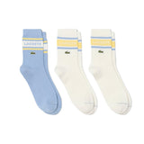 Lacoste 3Pack Printed Cotton Socks