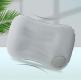 Polyester Comfort Ultralight Inflatable By Pressing Air Pillow Compact, Ergonomic Pillow For Neck Head Lumbar Support For Trav