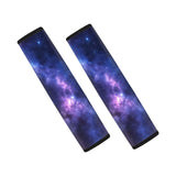 Forchrinse Blue Galaxy Space Nebula Car Seat Belt Cover for Kids,Soft Safety Belt Strap Shoulder Pad Auto Accessories Set Univer
