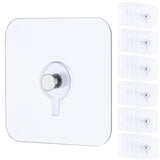 Uniclife 30 Pcs Self Adhesive Picture Hooks 40 lbs Load 2.64 Heavy Duty Picture Hangers Without Nails Adhesive Wall Hooks for H