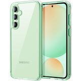 JETech Case for Samsung Galaxy S24 FE, Non-Yellowing Shockproof Bumper Protective Phone Cover, Anti-Scratch Hard PC Back (Mint G