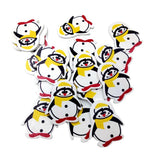 Calandis 20 Pieces Cartoon Penguin Shape Wooden Pieces For Craft Scrapbook Card Making | Scrapbooking & Paper Crafts | Scrapbook