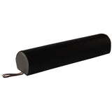 Master Massage 6 3/4 Round Massage Bolster Pillow Cushion for Massage Tables Black