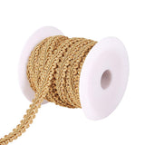 PandaHall 14 Yards 14mm Polyester Woven Gimp Braid Trim for Costume DIY Crafts Sewing Jewelry Making, Goldenrod