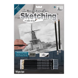 Royal Brush Sketching Made Easy Kit, 9 by 12Inch, Coastal Point