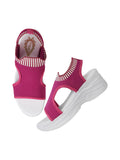 Shoetopia Women'S Sandal,Magenta,8,B0DCSHJHVK