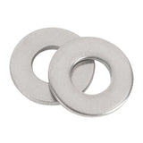 3/8 x 7/8 Stainless Flat Washer,18-8 (304) Stainless Steel Washers,0.4 ID x 0.866 OD x 0.078 Thick(50Pcs)