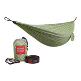 Grand Trunk Double Deluxe Parachute Nylon Hammock - 500lb Capacity Camping Hammock for Two, Lightweight & Durable (Mamba)