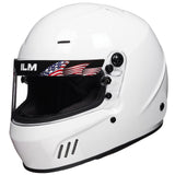 ILM Snell SA2020 Full Face Auto Car Racing Helmets for Men and Women Model 760(White, M)