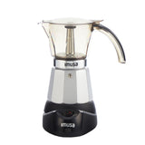 Imusa 6 or 3cup Electric Espresso Maker Silver-New