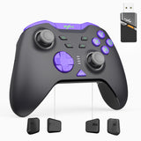 PXN P5 8K Wireless Gaming Controller, Capacitive Joystick, 2.4G PC Controller, Hall Triggers, Dual Vibrators, APP, 4-Macro, 3-Mo