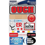 Reminisce RSD2221 Signature Dimensional Stickers Sheet, 4.5 by 6Inch, Doctor