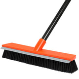 16 Inch Push Broom HeavyDuty Outdoor Commercial Broom Brush
