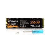 Ediloca EN605 512GB M.2 SSD, NVMe1.3 PCIe Gen3 x4 SSD TLC, Internal Hard Drive, M.2 2280 - Read/Write Speed up to 2150/1600 MB/s