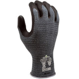 SHOWA AP800 Static Dissipative Nitrile Palm Coated Touch Screen Compatible Safety Work Glove, 13Gauge, Medium (12 Pair)