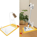 IZSOHHOME No InstallationVacuum Stand for Most Stick Vacuums, White