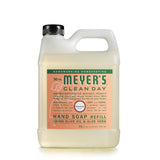 MRS. MEYERS CLEAN DAY Hand Soap Refill, Made with Essential Oils, Biodegradable Formula, Geranium, 33 fl. oz