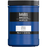 Liquitex BASICS Acrylic Paint, 946ml (32oz) Jar, Primary Blue
