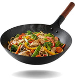 PreSeasoned Carbon Steel Commercial Wok 36 cm, 1.7 kgs 1pack