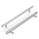 Hickory Hardware Bar Pulls Collection Pull 7-9/16 Inch (192mm) Center to Center Chrome Finish (5 Pack)