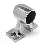 316 Stainless Steel Marine Grade Boat Hand Rail Fitting 1 OD Tube 90 Degree End Stanchion
